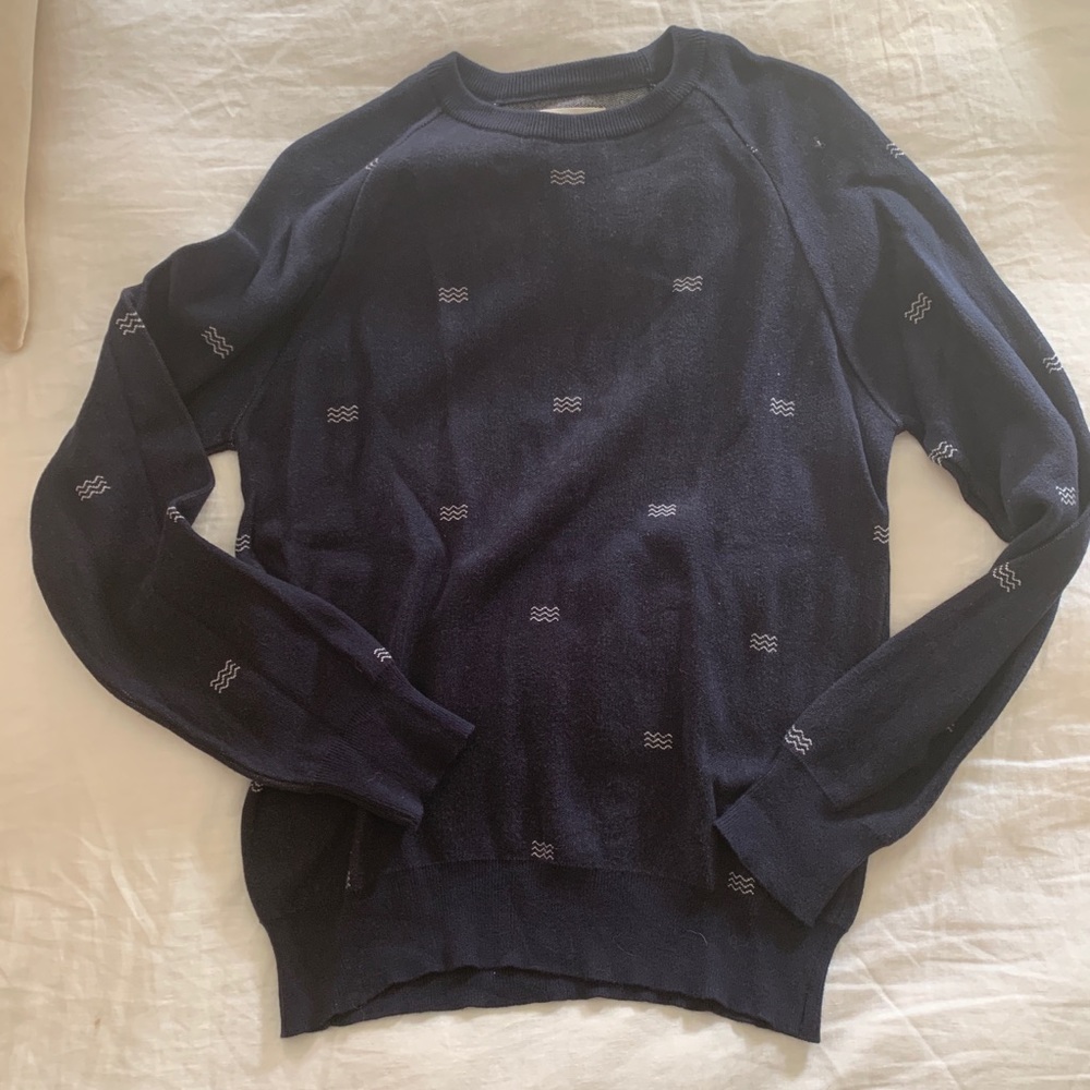 Two-Thirds navy blue knit sweater